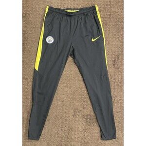 Vintage Nike FC Manchester City Football Training Track Pants Y2K Size Large